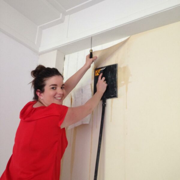 Céline en pleins travaux