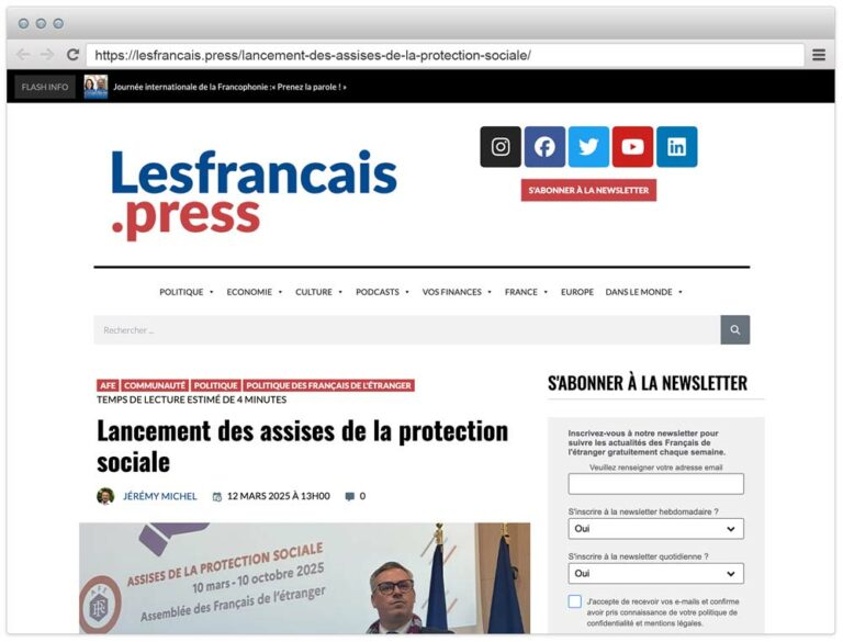 Lancement des assises de la protection sociale