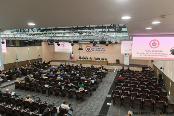 42ème session de l’Assemblée des Français de l’étranger au Centre de conférences du Ministère de l’Europe et des Affaires étrangères le 14 mars 2025, à Paris.